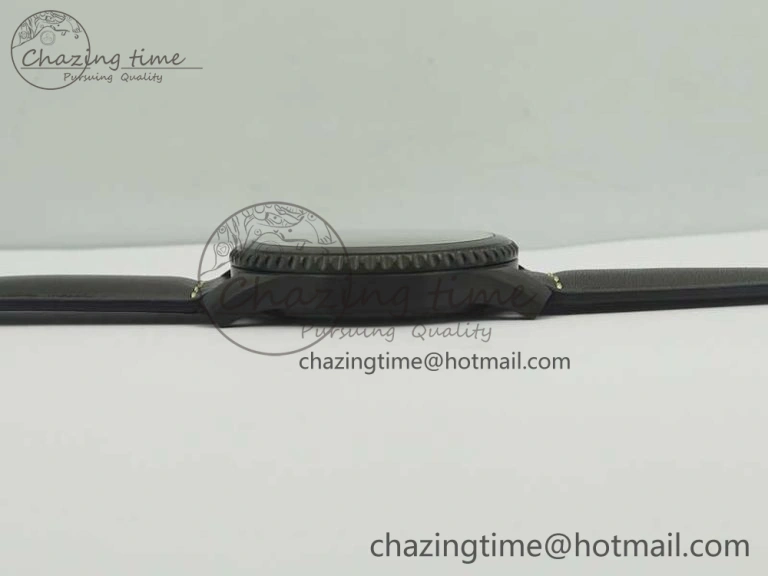 Navitimer 8 Automatic 41mm Black Steel ZF 1:1 Best Edition Black Dial on Black Leather Strap A OdorResistant 5616