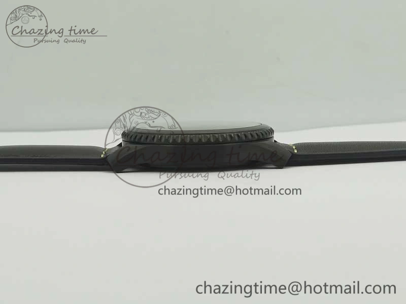 Navitimer 8 Automatic 41mm Black Steel ZF 1:1 Best Edition Black Dial on Black Leather Strap A OdorResistant 5616