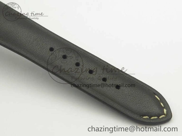 Navitimer 8 Automatic 41mm Black Steel ZF 1:1 Best Edition Black Dial on Black Leather Strap A OdorResistant 5616