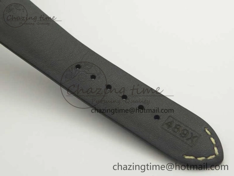 Navitimer 8 Automatic 41mm Black Steel ZF 1:1 Best Edition Black Dial on Black Leather Strap A OdorResistant 5616