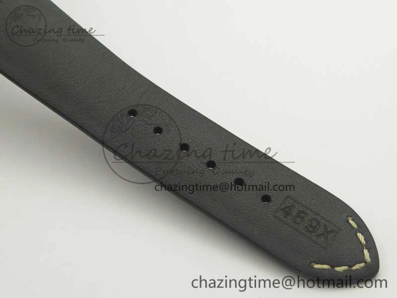 Navitimer 8 Automatic 41mm Black Steel ZF 1:1 Best Edition Black Dial on Black Leather Strap A OdorResistant 5616