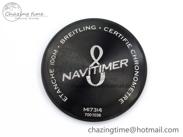 Navitimer 8 Automatic 41mm PVD TF 1:1 Best Edition Black Dial on Black Leather Strap A ZipUp 5517