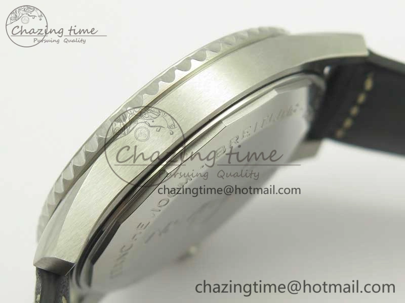 AllSeason Navitimer 8 Automatic 41mm ZF 1:1 Best Edition Black Dial on Black Leather Strap A 5634