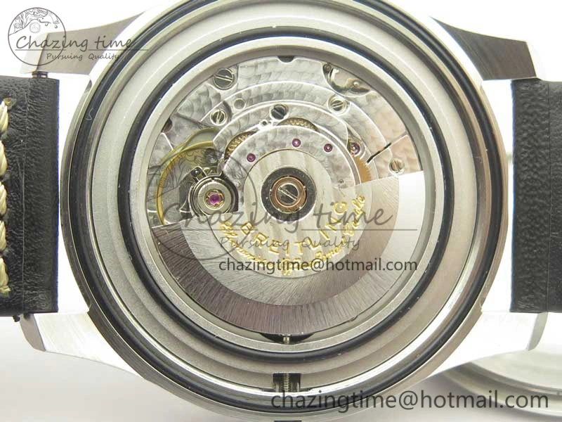 AllSeason Navitimer 8 Automatic 41mm ZF 1:1 Best Edition Black Dial on Black Leather Strap A 5634
