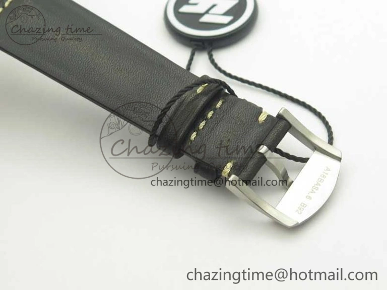 AllSeason Navitimer 8 Automatic 41mm ZF 1:1 Best Edition Black Dial on Black Leather Strap A 5634