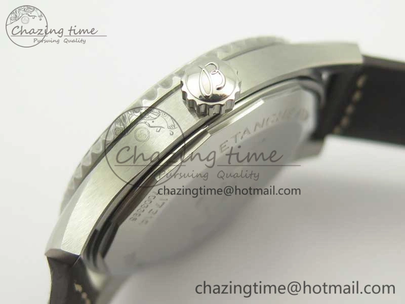 EasyCare Navitimer 8 Automatic 41mm ZF 1:1 Best Edition Blue Dial on Brown Leather Strap A 5631
