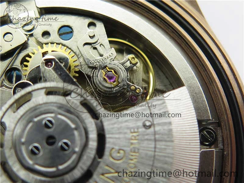 Casual Navitimer 8 B01 Chrono 43mm RG Best Edition Brown Dial on Leather Strap A 5545