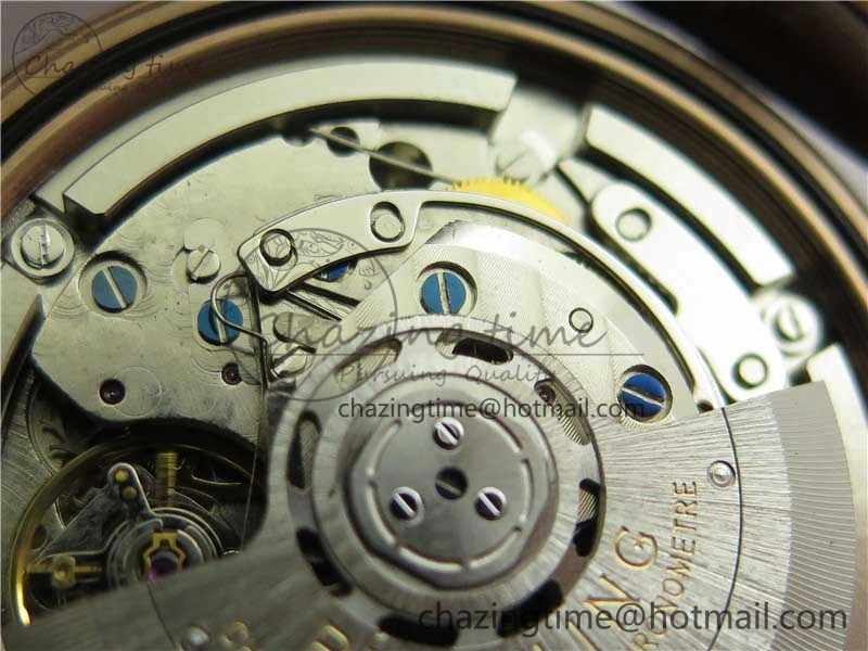 Casual Navitimer 8 B01 Chrono 43mm RG Best Edition Brown Dial on Leather Strap A 5545
