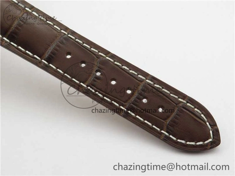 Casual Navitimer 8 B01 Chrono 43mm RG Best Edition Brown Dial on Leather Strap A 5545