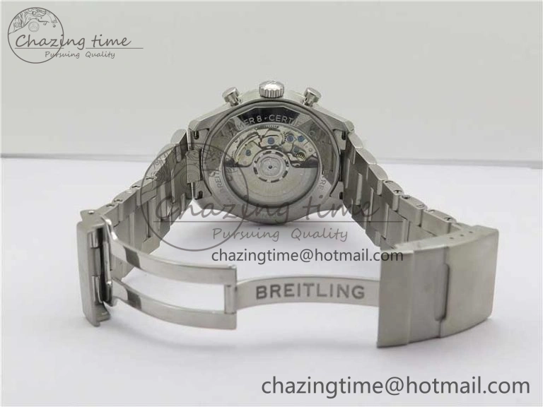 Navitimer 8 B01 Chrono 43mm SS Best Edition Silver Dial on SS Bracelet A Trendy 5547
