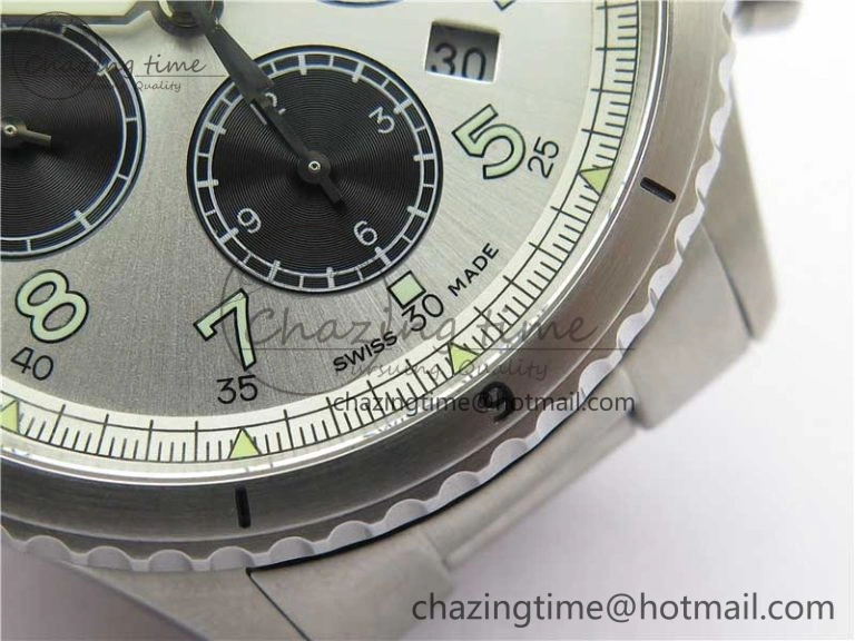 Navitimer 8 B01 Chrono 43mm SS Best Edition Silver Dial on SS Bracelet A Trendy 5547