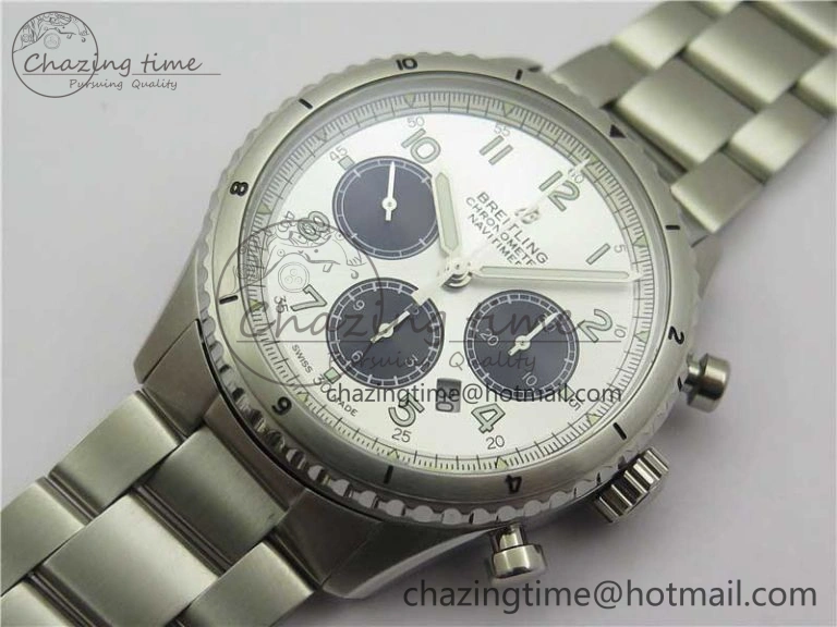 Navitimer 8 B01 Chrono 43mm SS Best Edition Silver Dial on SS Bracelet A Trendy 5547