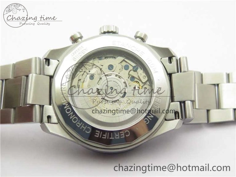 Navitimer 8 B01 Chrono 43mm SS Black Bezel Best Edition Black Dial on SS Bracelet A TopPick 5546