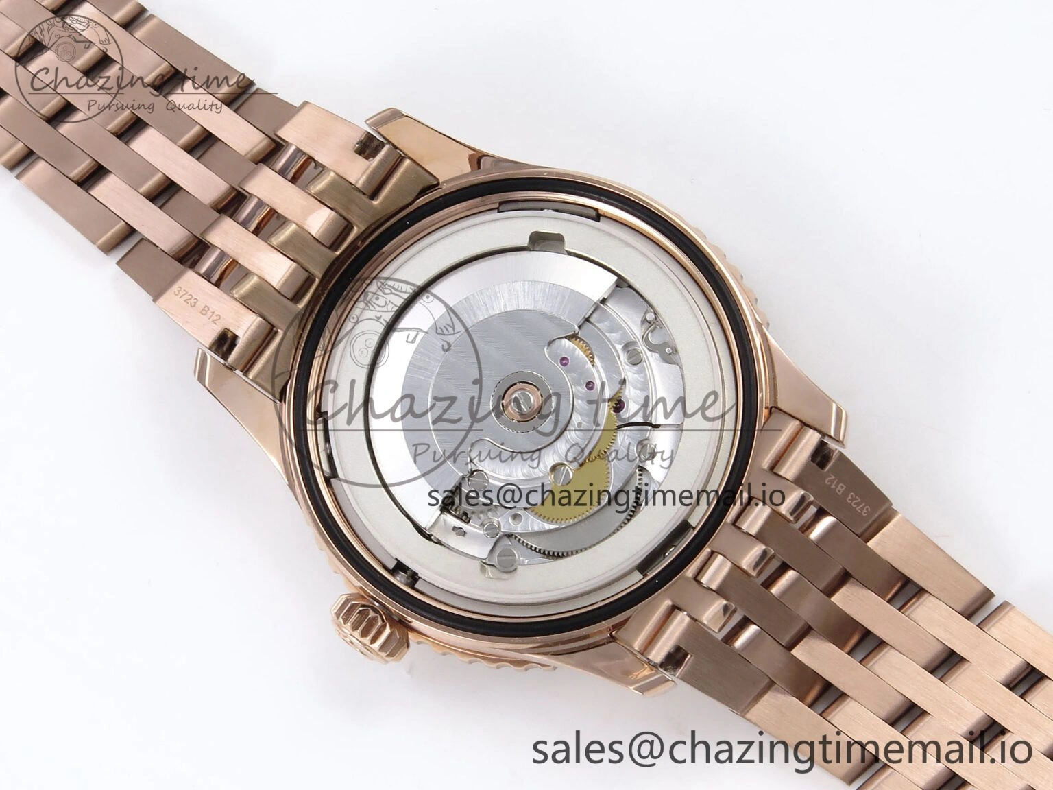 SoftTouch Navitimer Automatic RG 41mm TF 1:1 Best Edition RG Bezel White Dial on RG Bracelet A 5508