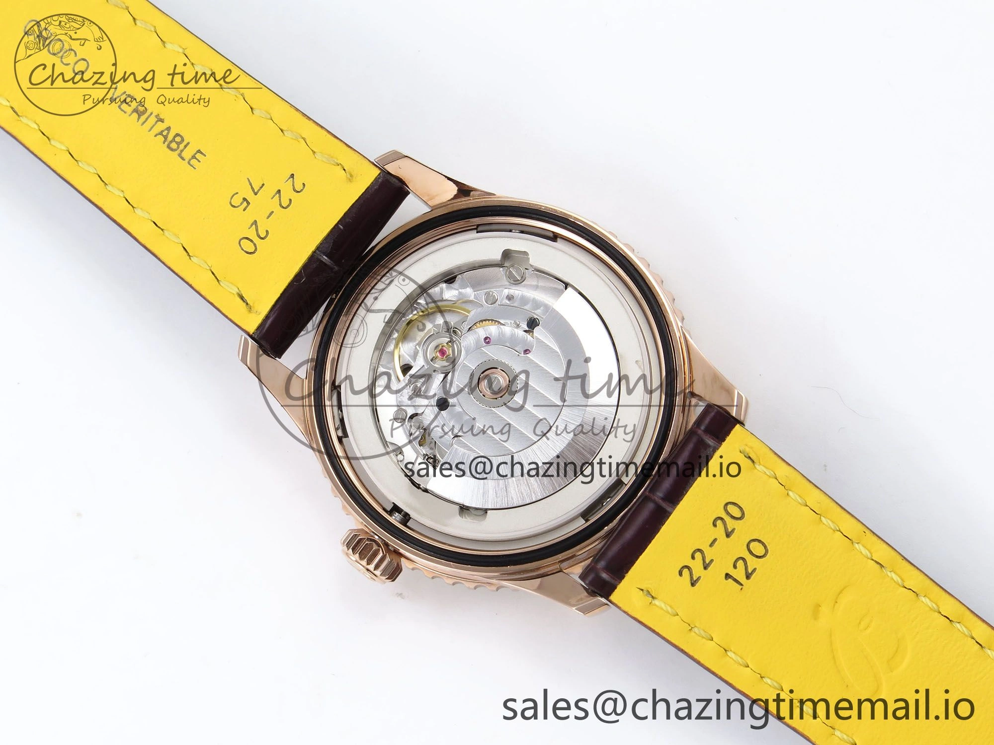 Navitimer Automatic RG 41mm TF 1:1 Best Edition White Dial on Brown Leather Strap A SportInspired 5516