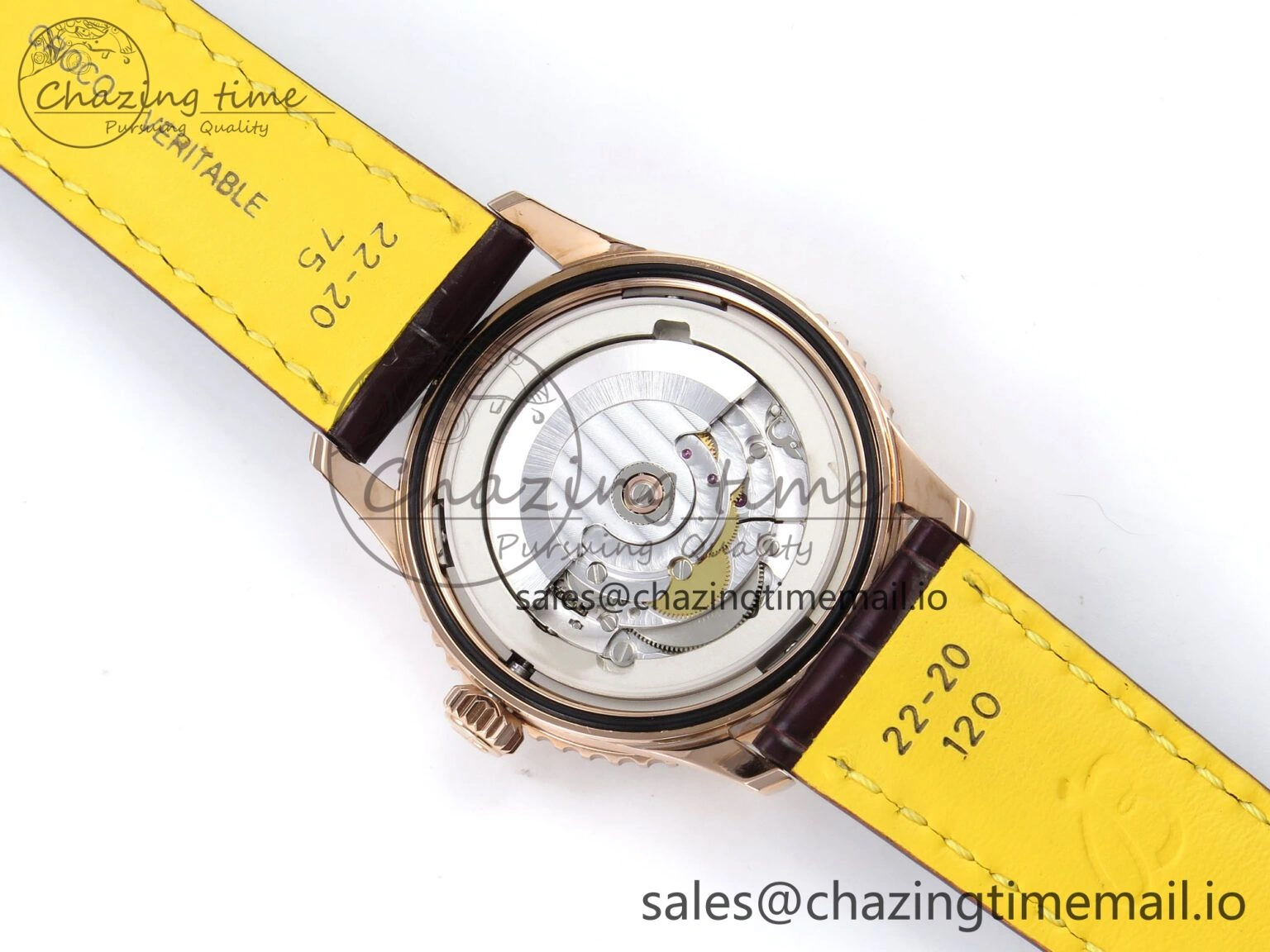 Navitimer Automatic RG 41mm TF 1:1 Best Edition White Dial on Brown Leather Strap A SportInspired 5516