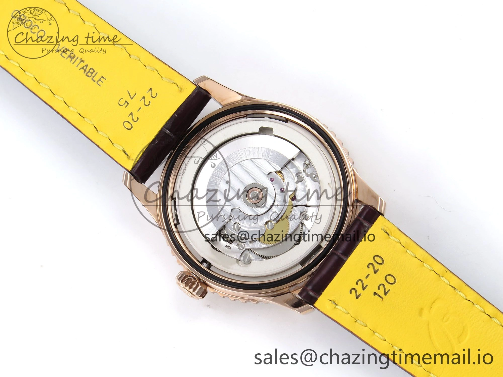 Navitimer Automatic RG 41mm TF 1:1 Best Edition White Dial on Brown Leather Strap A SportInspired 5516