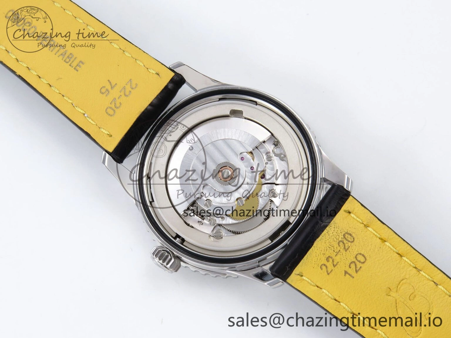 Navitimer Automatic SS 41mm TF 1:1 Best Edition Green Dial on Black Leather Strap A UrbanStyle 5511
