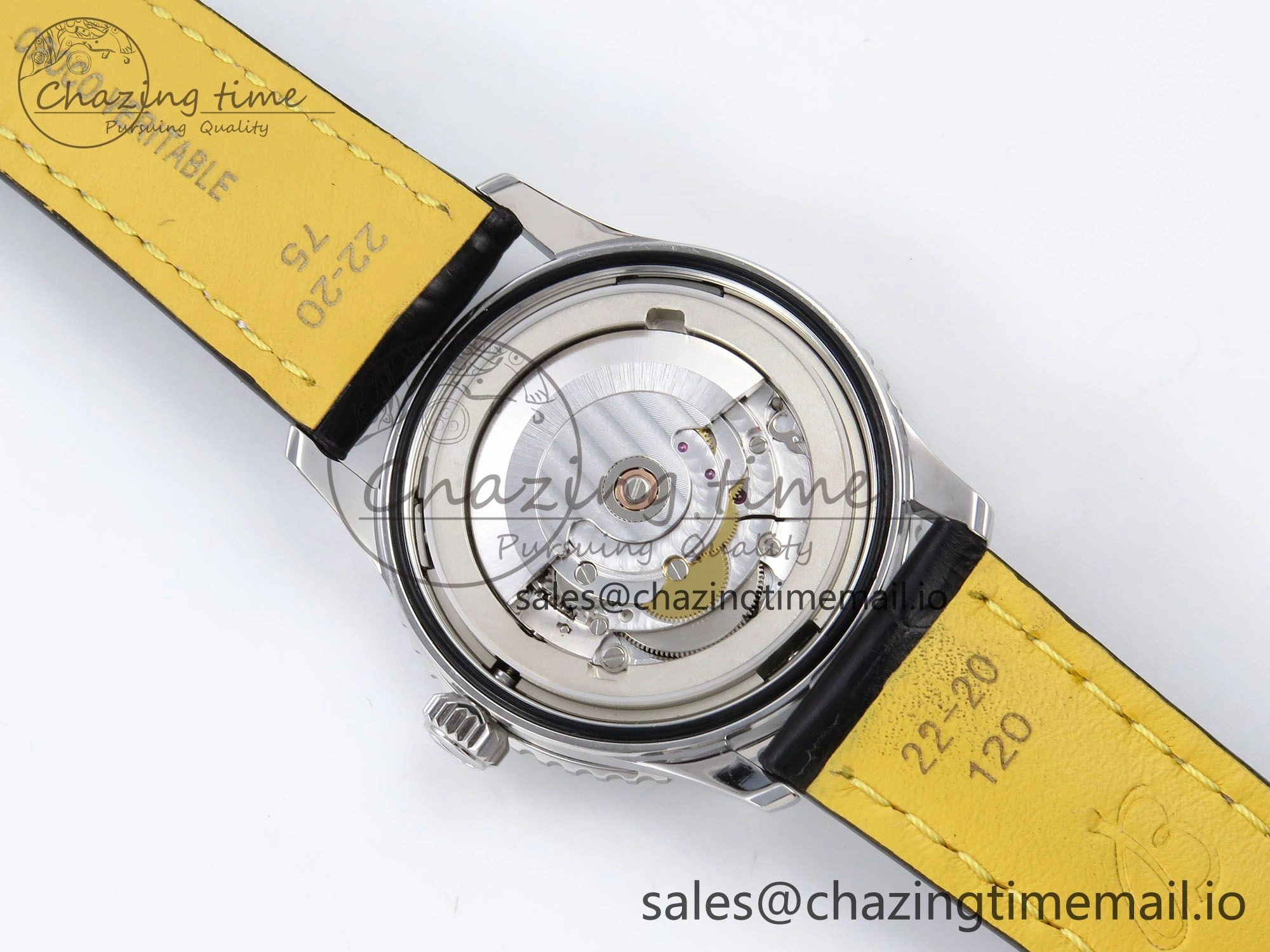 Navitimer Automatic SS 41mm TF 1:1 Best Edition Green Dial on Black Leather Strap A UrbanStyle 5511