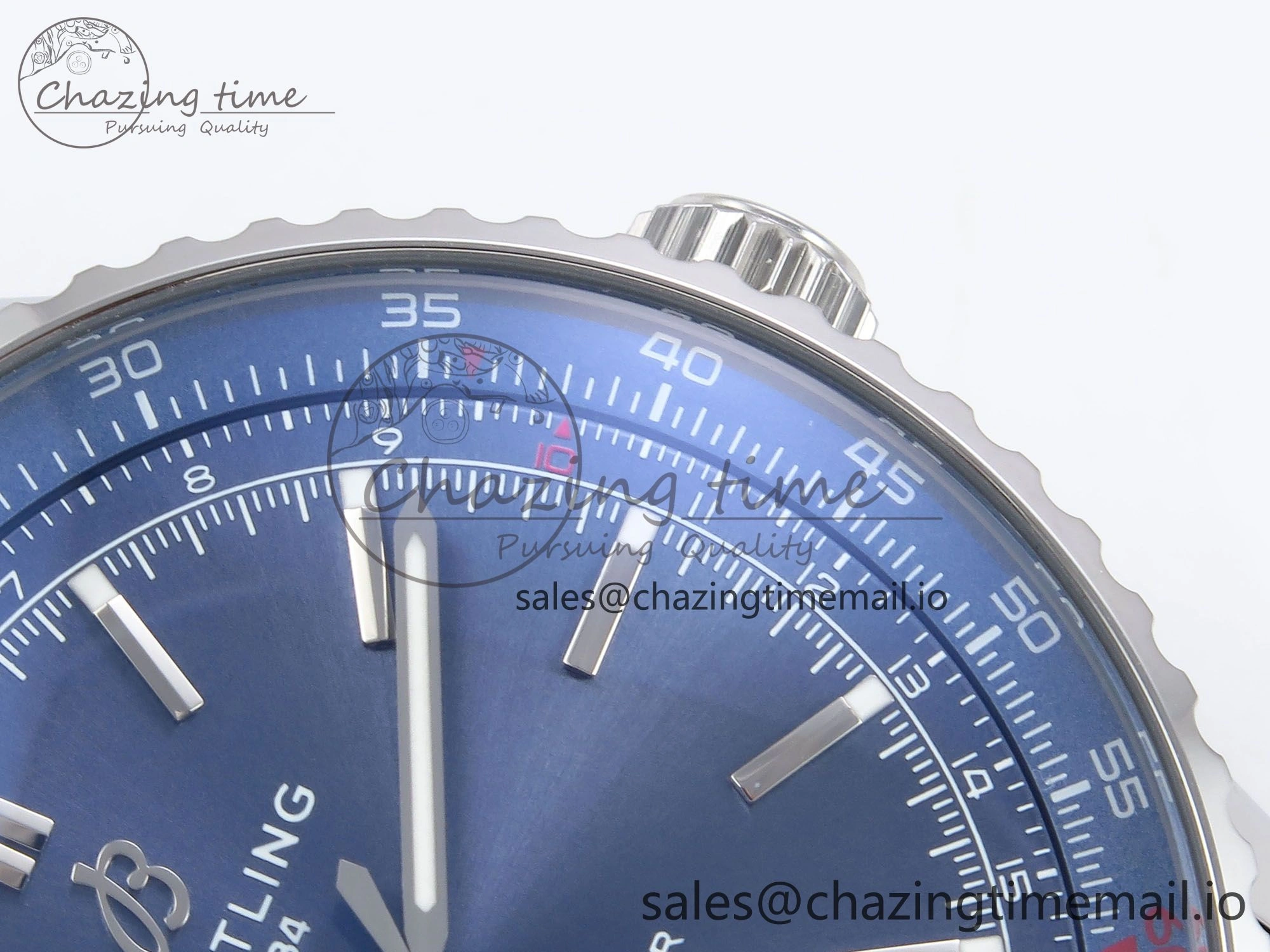 Navitimer Automatic SS 41mm TF 1:1 Best Edition SS Bezel Blue Dial on SS Bracelet A OdorResistant 5504