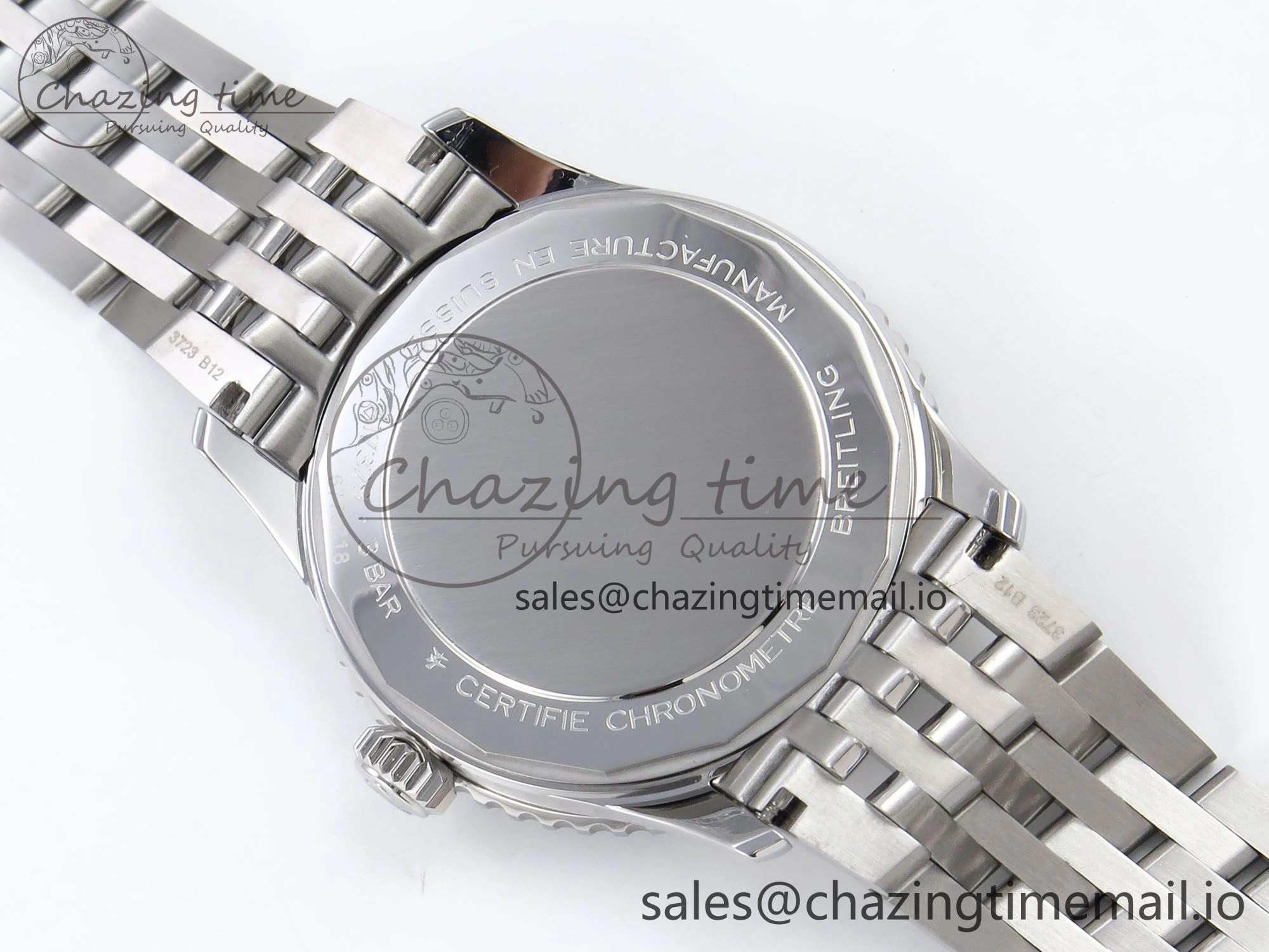Navitimer Automatic SS 41mm TF 1:1 Best Edition SS Bezel Green Dial on SS Bracelet A Fashionable 5503