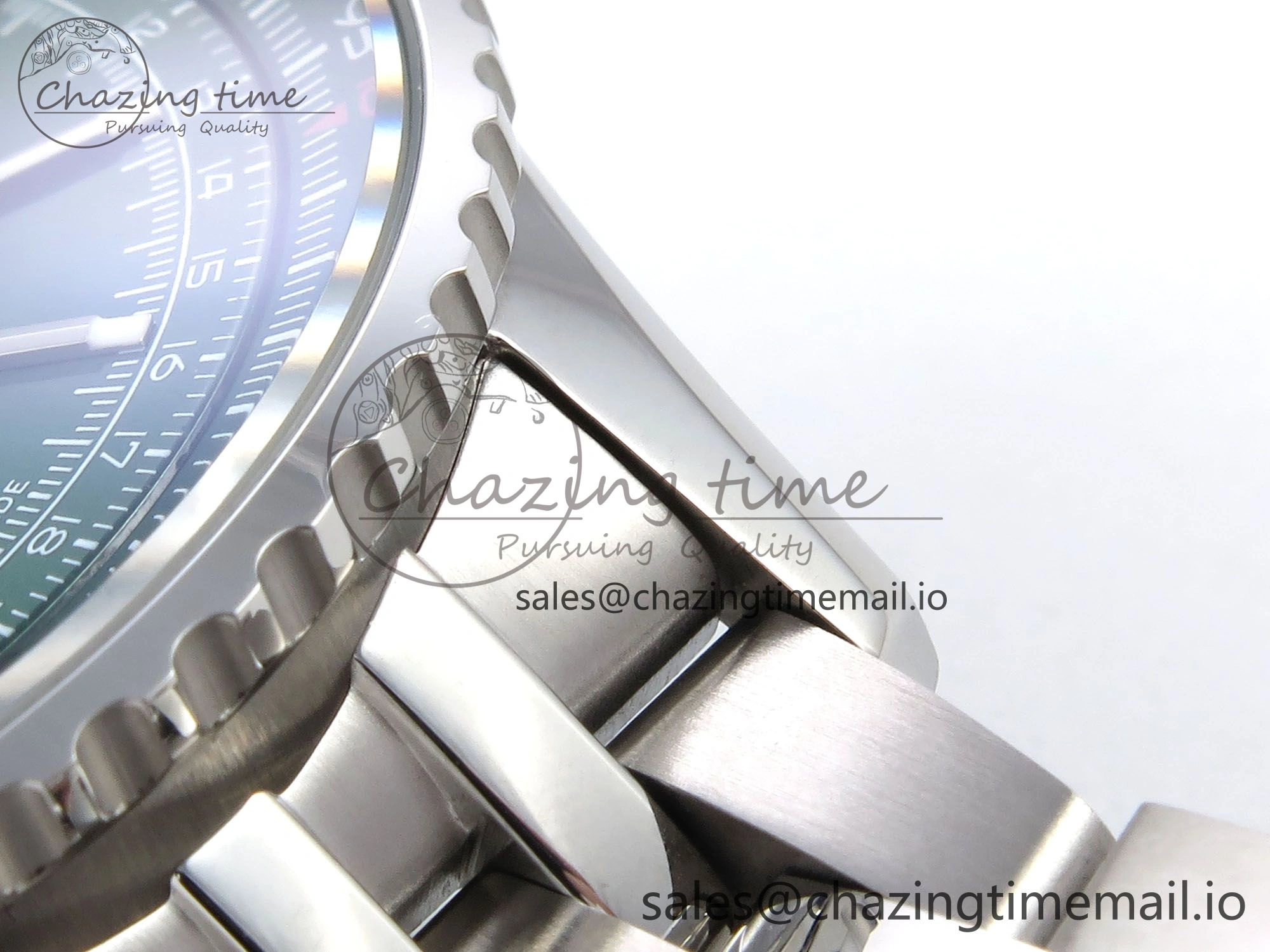 Navitimer Automatic SS 41mm TF 1:1 Best Edition SS Bezel Green Dial on SS Bracelet A Fashionable 5503