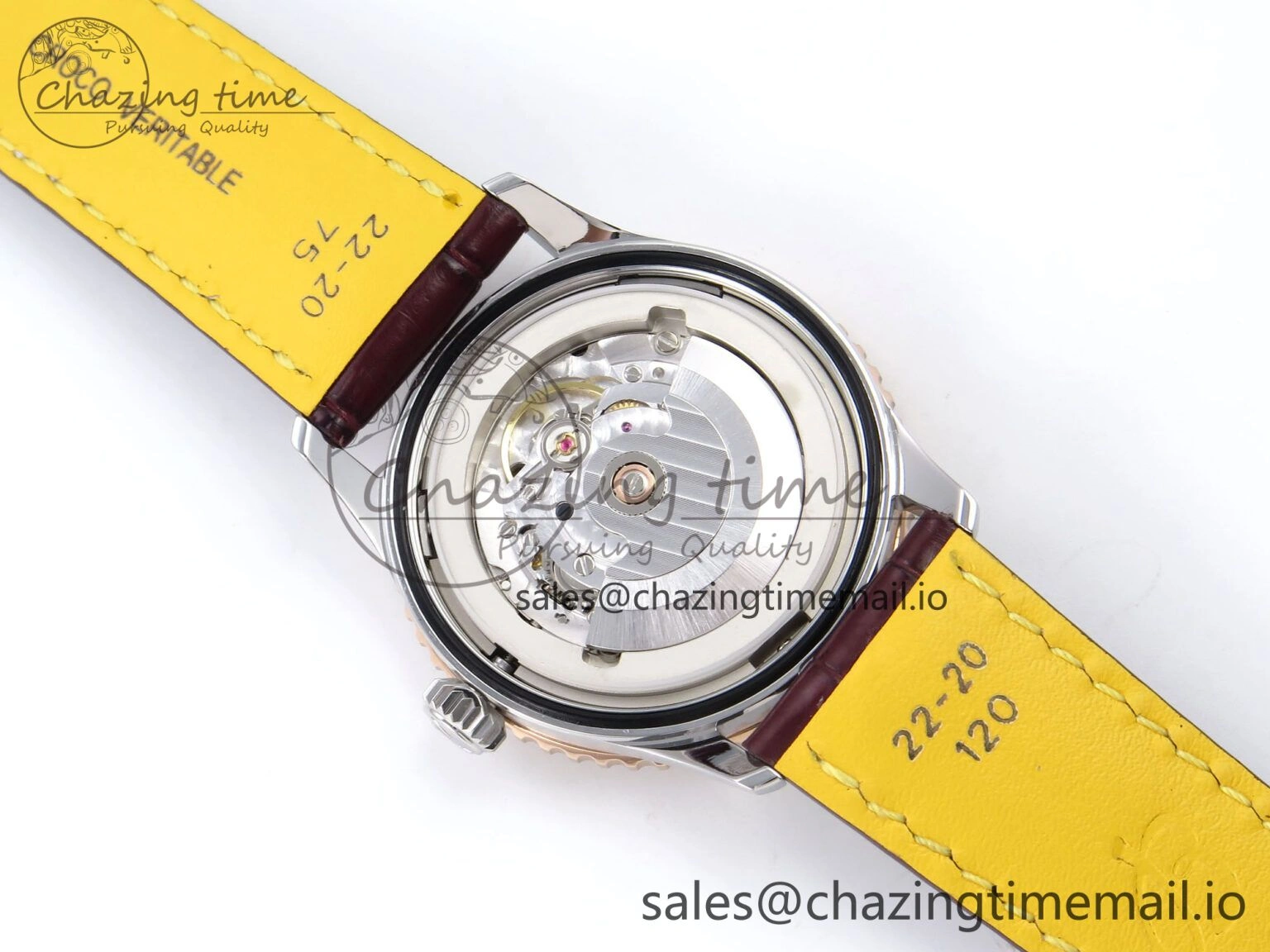 Navitimer Automatic SS RG 41mm TF 1:1 Best Edition White Dial on Brown Leather Strap A Soft 5505
