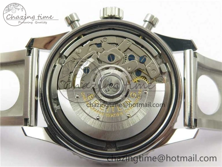 Upgraded Navitimer B01 Chronograph 43 TWA Edition SS AIF White Dial on Air Racer Bracelet A 5595