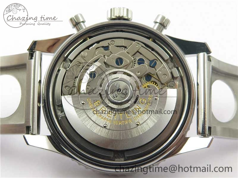 Upgraded Navitimer B01 Chronograph 43 TWA Edition SS AIF White Dial on Air Racer Bracelet A 5595