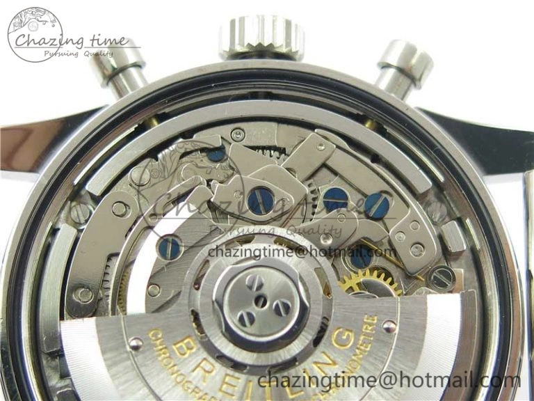 Upgraded Navitimer B01 Chronograph 43 TWA Edition SS AIF White Dial on Air Racer Bracelet A 5595
