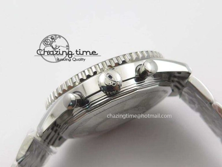 Navitimer GMT SS Black Dial On SS Bracelet BP Maker 1:1 Best Edition A FashionForward 5807