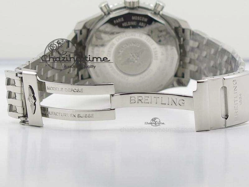 Navitimer GMT SS Black Dial On SS Bracelet BP Maker 1:1 Best Edition A FashionForward 5807