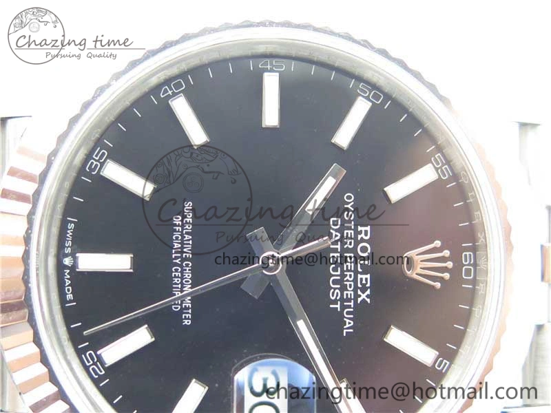New DateJust 41 126334 ARF 1:1 Best Edition 904L Steel Black Dial on Jubilee Bracelet A2824 V BestValue 3120