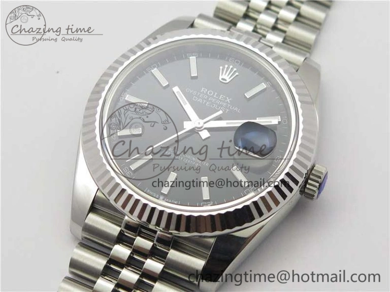 New DateJust 41 126334 ARF 1:1 Best Edition 904L Steel Black Dial on Jubilee Bracelet A2824 V BestValue 3120