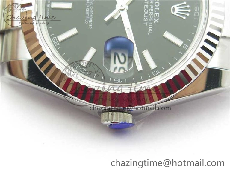 OdorResistant New DateJust 41 126334 ARF 1:1 Best Edition 904L Steel Black Dial on Oyster Bracelet A2824 V 3008
