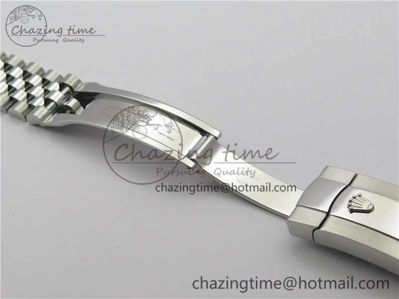 ComfortFit New DateJust 41 126334 ARF 1:1 Best Edition 904L Steel Blue Dial on Jubilee Bracelet A2824 V 3117