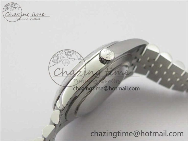 ComfortFit New DateJust 41 126334 ARF 1:1 Best Edition 904L Steel Blue Dial on Jubilee Bracelet A2824 V 3117
