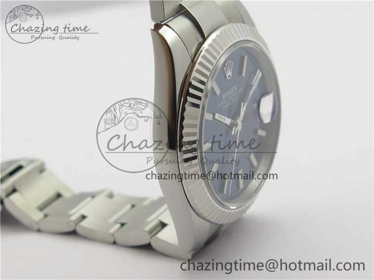 HighPerformance New DateJust 41 126334 ARF 1:1 Best Edition 904L Steel Blue Dial on Oyster Bracelet A2824 V 3005