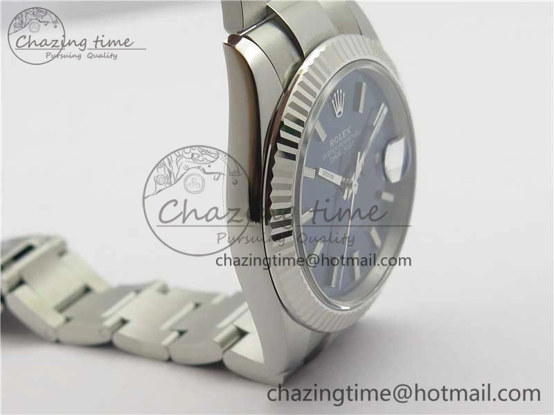 HighPerformance New DateJust 41 126334 ARF 1:1 Best Edition 904L Steel Blue Dial on Oyster Bracelet A2824 V 3005