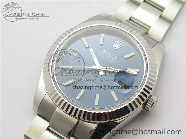 HighPerformance New DateJust 41 126334 ARF 1:1 Best Edition 904L Steel Blue Dial on Oyster Bracelet A2824 V 3005