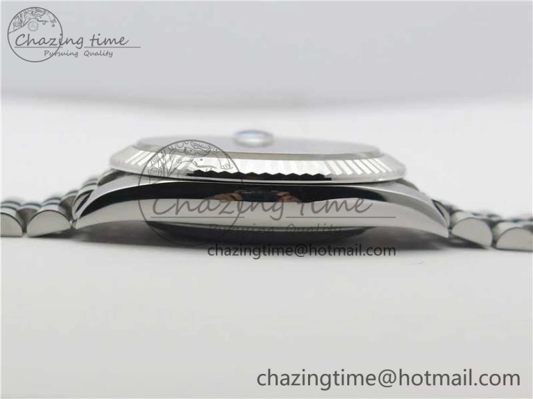 Original New DateJust 41 126334 ARF 1:1 Best Edition 904L Steel Gray Dial on Jubilee Bracelet A2824 V 3119