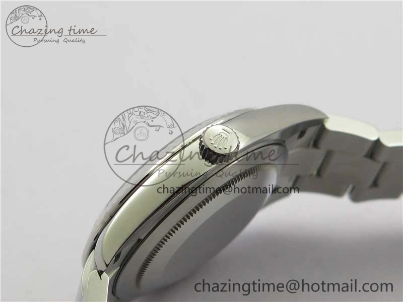 New DateJust 41 126334 ARF 1:1 Best Edition 904L Steel Gray Dial on Oyster Bracelet A2824 V WellDesigned 3007