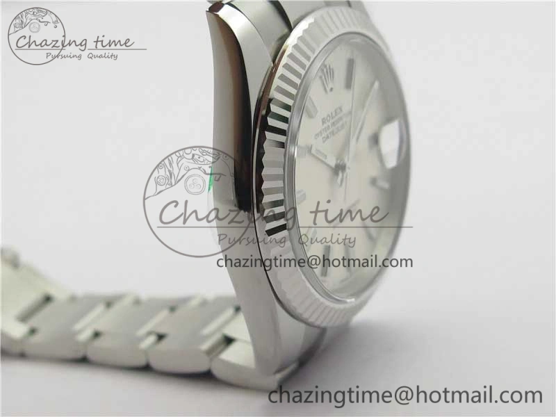 UrbanStyle New DateJust 41 126334 ARF 1:1 Best Edition 904L Steel Silver Dial on Oyster Bracelet A2824 V 3006