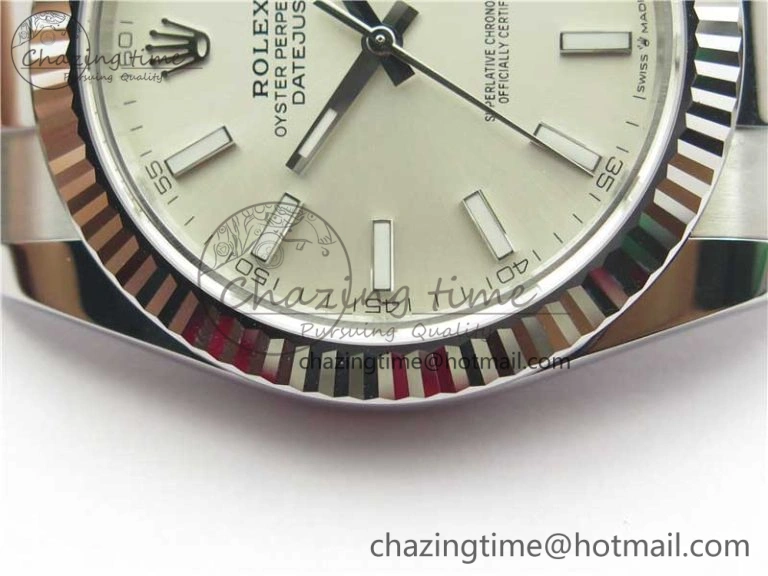 UrbanStyle New DateJust 41 126334 ARF 1:1 Best Edition 904L Steel Silver Dial on Oyster Bracelet A2824 V 3006