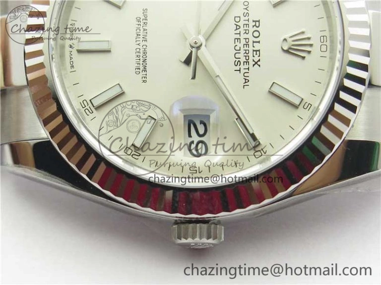 UrbanStyle New DateJust 41 126334 ARF 1:1 Best Edition 904L Steel Silver Dial on Oyster Bracelet A2824 V 3006