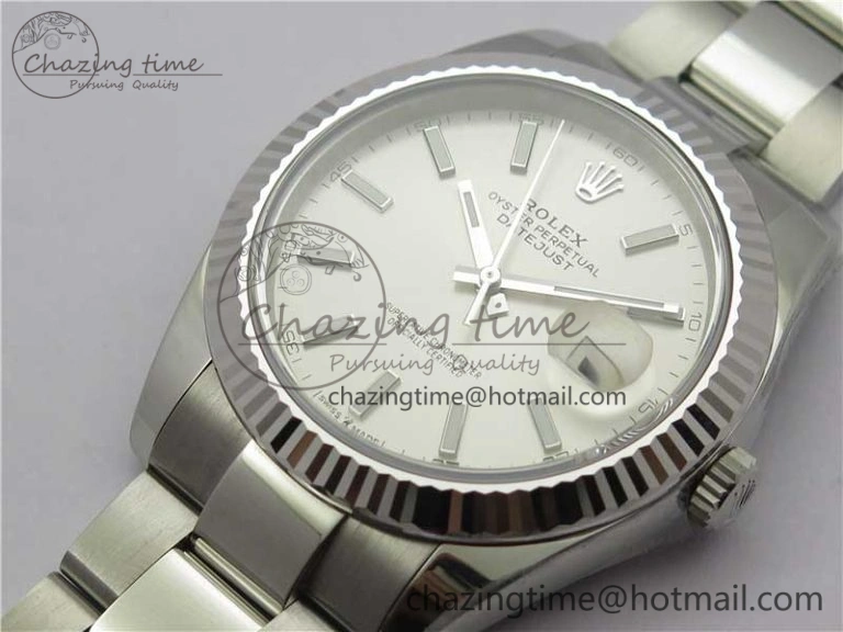 UrbanStyle New DateJust 41 126334 ARF 1:1 Best Edition 904L Steel Silver Dial on Oyster Bracelet A2824 V 3006