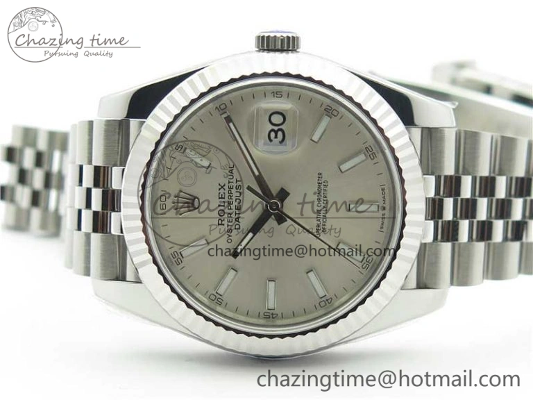 New DateJust 41 126334 ARF 1:1 Best Edition 904L Steel White Dial on Jubilee Bracelet A2824 V FlexibleFit 3116