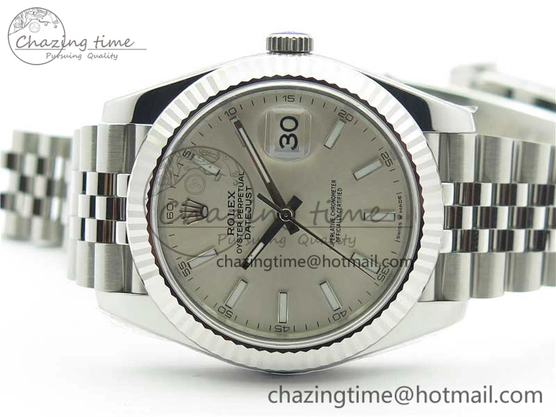 New DateJust 41 126334 ARF 1:1 Best Edition 904L Steel White Dial on Jubilee Bracelet A2824 V FlexibleFit 3116