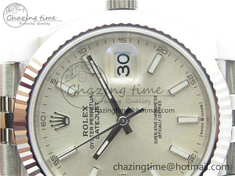 New DateJust 41 126334 ARF 1:1 Best Edition 904L Steel White Dial on Jubilee Bracelet A2824 V FlexibleFit 3116