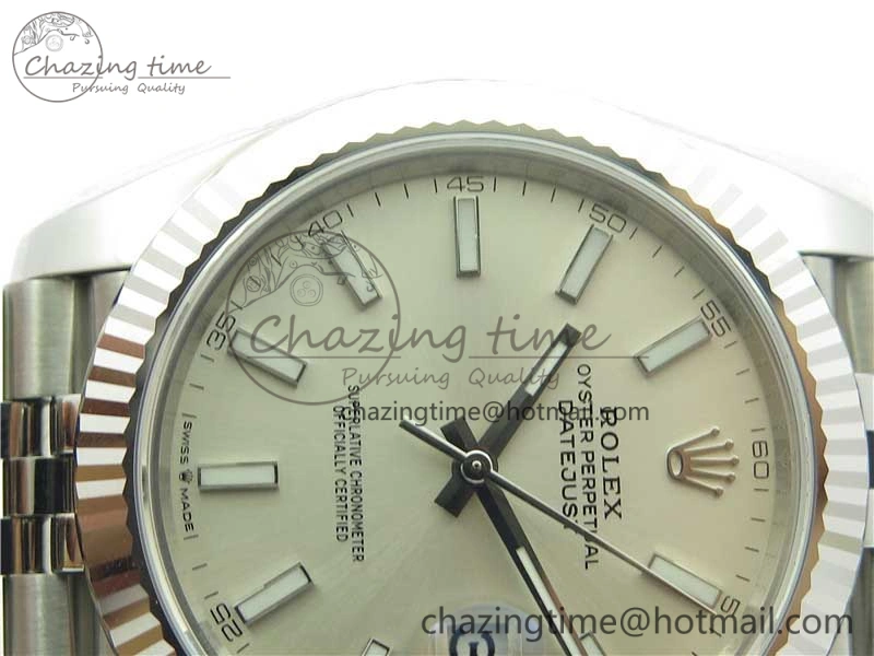 New DateJust 41 126334 ARF 1:1 Best Edition 904L Steel White Dial on Jubilee Bracelet A2824 V FlexibleFit 3116
